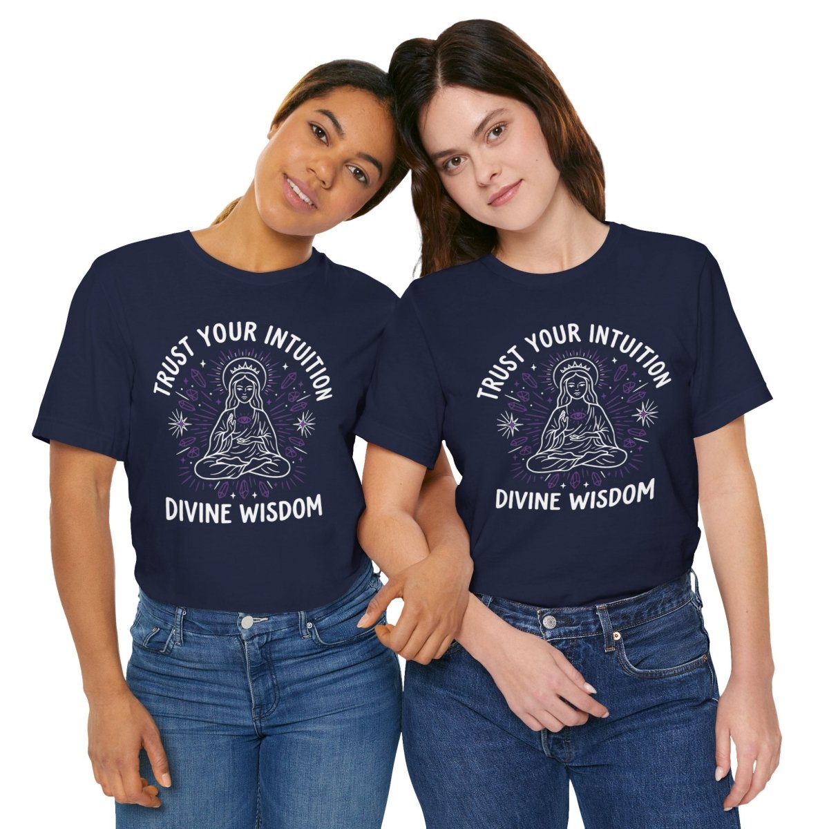 Trust Your Intuition Shirt | Divine Feminine Tee |Third Eye Meditation Graphic — Soft Tee - Spirit Stitch