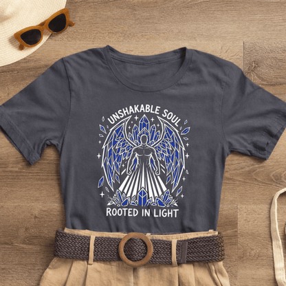 Unshakable Soul Shirt | Divine Feminine Goddess Tee | Spiritual Affirmation T-Shirt | Crystal Angel Graphic - Spirit Stitch