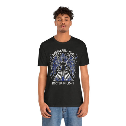 Unshakable Soul Shirt | Divine Feminine Goddess Tee | Spiritual Affirmation T-Shirt | Crystal Angel Graphic - Spirit Stitch