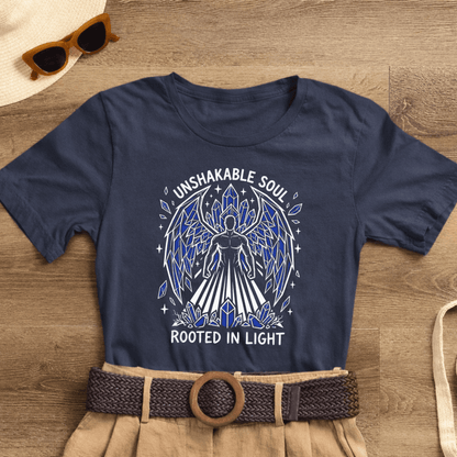 Unshakable Soul Shirt | Divine Feminine Goddess Tee | Spiritual Affirmation T-Shirt | Crystal Angel Graphic - Spirit Stitch