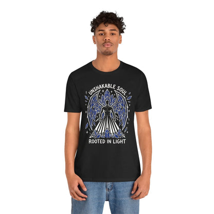 Unshakable Soul Shirt | Divine Feminine Goddess Tee | Spiritual Affirmation T-Shirt | Crystal Angel Graphic - Spirit Stitch