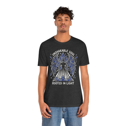 Unshakable Soul Shirt | Divine Feminine Goddess Tee | Spiritual Affirmation T-Shirt | Crystal Angel Graphic - Spirit Stitch