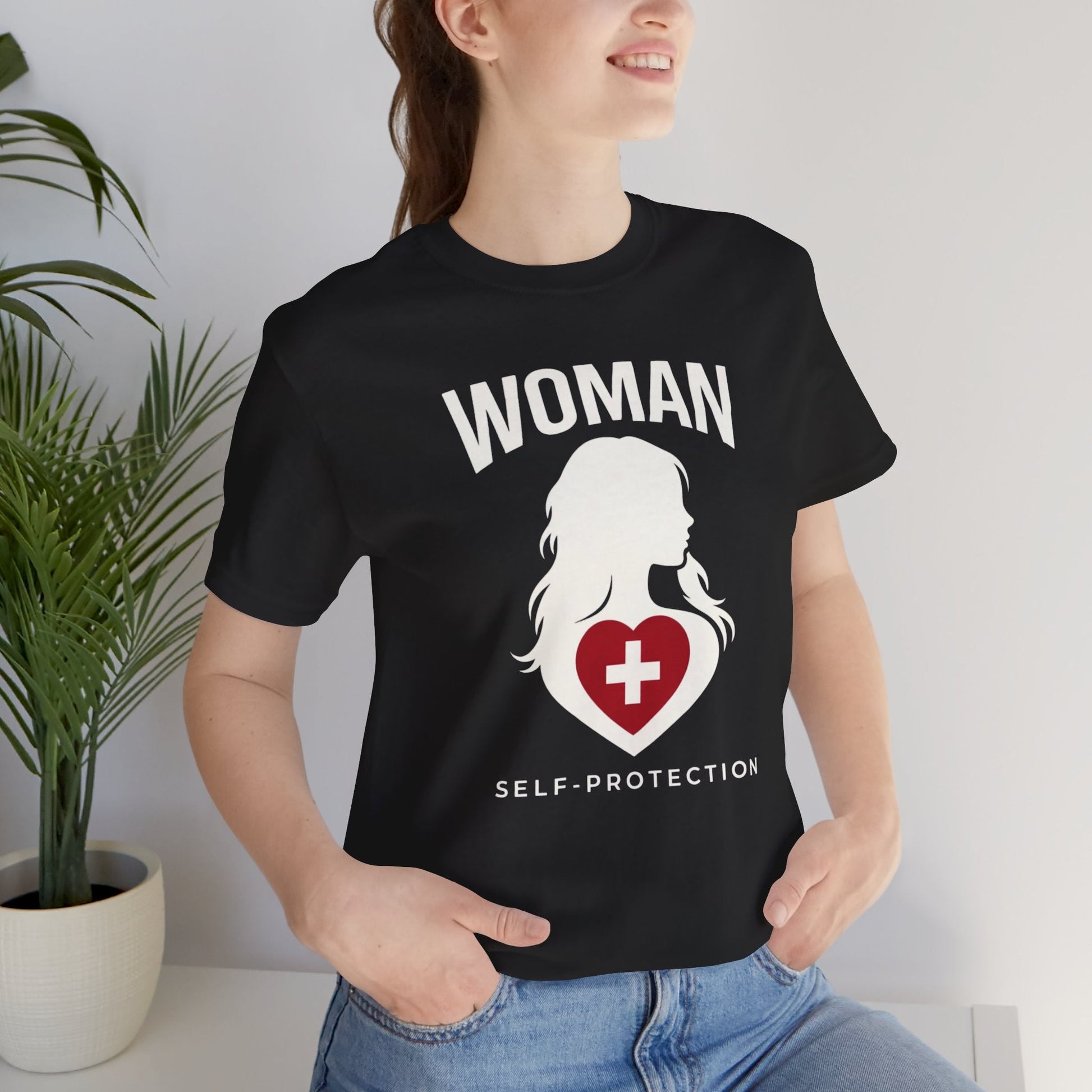 Woman Self - Protection T-Shirt – Empowerment Statement Shirt for Women - Spirit Stitch